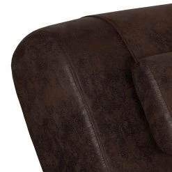 Red Living Chaise longue de relaxation Ohara - Aspect vieux cuir marron foncé -Pas Cher Fauteuils Magasin relaxliege ohara antiklederlook dunkelbraun 394956