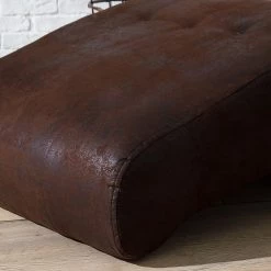 Red Living Chaise longue de relaxation Ohara - Aspect vieux cuir marron foncé -Pas Cher Fauteuils Magasin relaxliege ohara antiklederoptik dunkelbraun 5092924