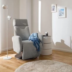 Fredriks Fauteuil de relaxation Biar - Tissu structuré -Pas Cher Fauteuils Magasin relaxsessel biar strukturstoff manuelle verstellung granit 5003720