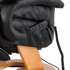 Modoform Fauteuil de relaxation Casey - Cuir véritable / Imitation cuir - Noir -Pas Cher Fauteuils Magasin relaxsessel casey echtleder kunstleder schwarz 939150