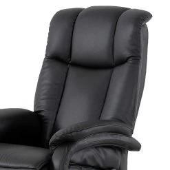 Modoform Fauteuil de relaxation Casey - Cuir véritable / Imitation cuir - Noir -Pas Cher Fauteuils Magasin relaxsessel casey echtleder kunstleder schwarz 939158