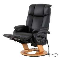 Modoform Fauteuil de relaxation Casey - Cuir véritable / Imitation cuir - Noir -Pas Cher Fauteuils Magasin relaxsessel casey echtleder kunstleder schwarz 939162