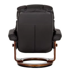 Modoform Fauteuil relax et repose-pieds Grunewald - Cuir véritable / Imitation cuir - Noir - Marron -Pas Cher Fauteuils Magasin relaxsessel grunewald mit hocker echtleder schwarz 374918