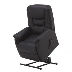 Modoform Fauteuil de relaxation Knuckey - Avec aide au relevage - Imitation cuir - Noir -Pas Cher Fauteuils Magasin relaxsessel knuckey mit aufstehhilfe kunstleder schwarz 4251384