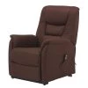 Modoform Fauteuil de relaxation Knuckey - Avec dispositif électrique - Microfibre - Marron -Pas Cher Fauteuils Magasin relaxsessel knuckey mit aufstehhilfe microfaser braun 5168012