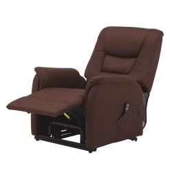 Modoform Fauteuil de relaxation Knuckey - Avec dispositif électrique - Microfibre - Marron -Pas Cher Fauteuils Magasin relaxsessel knuckey mit aufstehhilfe microfaser braun 5168020