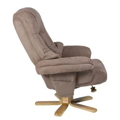 Duo Collection Fauteuil de relaxation Bordeaux - Avec repose-pieds - Microfibre - Marron -Pas Cher Fauteuils Magasin relaxsessel lacanau mit hocker microfaser braun 446440