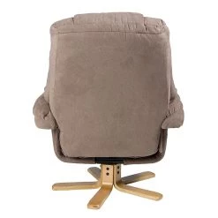 Duo Collection Fauteuil de relaxation Bordeaux - Avec repose-pieds - Microfibre - Marron -Pas Cher Fauteuils Magasin relaxsessel lacanau mit hocker microfaser braun 446453