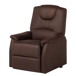 Modoform Fauteuil de relaxation Nick - Microfibre - Marron