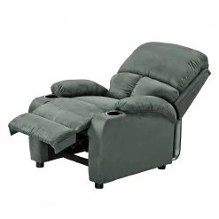 Modoform Fauteuil de relaxation Norvell - Microfibre - gris - Gris -Pas Cher Fauteuils Magasin relaxsessel norvell microfaser dunkelgruen 4874228