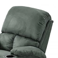 Modoform Fauteuil de relaxation Norvell - Microfibre - gris - Gris -Pas Cher Fauteuils Magasin relaxsessel norvell microfaser dunkelgruen 4874236