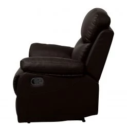 Modoform Fauteuil de relaxation Tetchill - Imitation cuir - Marron foncé -Pas Cher Fauteuils Magasin relaxsessel tetchill kunstleder braun 4605008