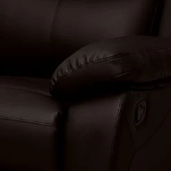 Modoform Fauteuil de relaxation Tetchill - Imitation cuir - Marron foncé -Pas Cher Fauteuils Magasin relaxsessel tetchill kunstleder braun 4605024