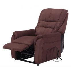 Modoform Fauteuil de relaxation Wishart - Microfibre - Marron -Pas Cher Fauteuils Magasin relaxsessel wishart mit aufstehhilfe microfaser braun 3116901