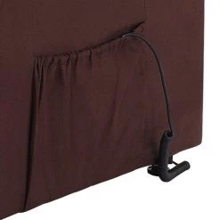 Modoform Fauteuil de relaxation Wishart - Microfibre - Marron -Pas Cher Fauteuils Magasin relaxsessel wishart mit aufstehhilfe microfaser braun 3116917