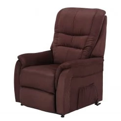 Modoform Fauteuil de relaxation Wishart - Microfibre - Marron