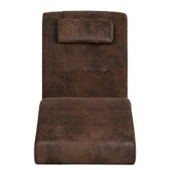 Roomscape Chaise longue de relaxation Ohara - Cuir synthétique vieilli marron -Pas Cher Fauteuils Magasin ropez spleen 2014 03 07 1 373326