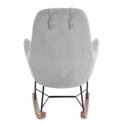 Mørteens Rocking chair Harpster - Tissu - Gris -Pas Cher Fauteuils Magasin schaukelsessel harpster webstoff grau 4708420