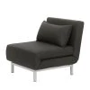 Fredriks Fauteuil convertible Carmack II - Gris foncé -Pas Cher Fauteuils Magasin schlafsessel carmack ii webstoff dunkelgrau 4163324