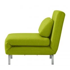 Studio Copenhagen Fauteuil convertible Copperfield Tissu - Tissu Zahira : Citron vert -Pas Cher Fauteuils Magasin schlafsessel copperfield webstoff stoff zahira limette 3943376
