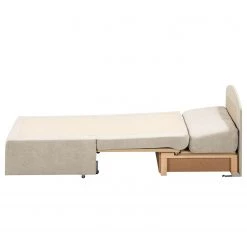 Modoform Fauteuil convertible Disley - Tissu -Pas Cher Fauteuils Magasin schlafsessel disley webstoff creme ohne armlehnen 5103544