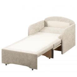 Modoform Fauteuil convertible Disley - Tissu -Pas Cher Fauteuils Magasin schlafsessel disley webstoff creme schmale armlehne 5103136