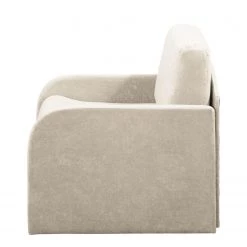 Modoform Fauteuil convertible Disley - Tissu -Pas Cher Fauteuils Magasin schlafsessel disley webstoff creme schmale armlehne 5103144