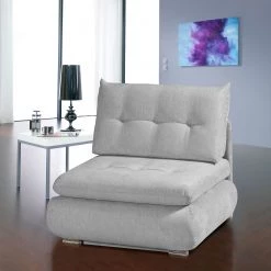 Loftscape Fauteuil convertible Elisa II - Microfibre -Pas Cher Fauteuils Magasin schlafsessel elisa ii microfaser platin 5114460