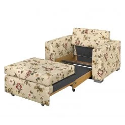 Mooved Fauteuil convertible Finne - Tissé à plat - Marron / Rouge -Pas Cher Fauteuils Magasin schlafsessel finne flachgewebe braun rot 4132060