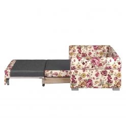 Mooved Fauteuil convertible Latina XII - Matière tissée - Motif floral beige -Pas Cher Fauteuils Magasin schlafsessel latina flachgewebe beige gebluemt 3641561