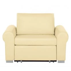 Mooved Fauteuil convertible Latina II - Crème -Pas Cher Fauteuils Magasin schlafsessel latina ii kunstleder creme 3640685