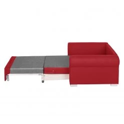 Mooved Fauteuil convertible Latina IV - Rouge -Pas Cher Fauteuils Magasin schlafsessel latina ii webstoff rot 3641073