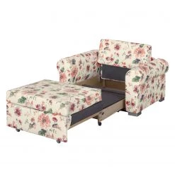 Mooved Fauteuil convertible Latina VIII - Beige / Rouge 20 Mooved Fauteuil convertible Latina VIII - Beige / Rouge -Pas Cher Fauteuils Magasin schlafsessel latina iii flachgewebe gebluemt beige rot 3641313