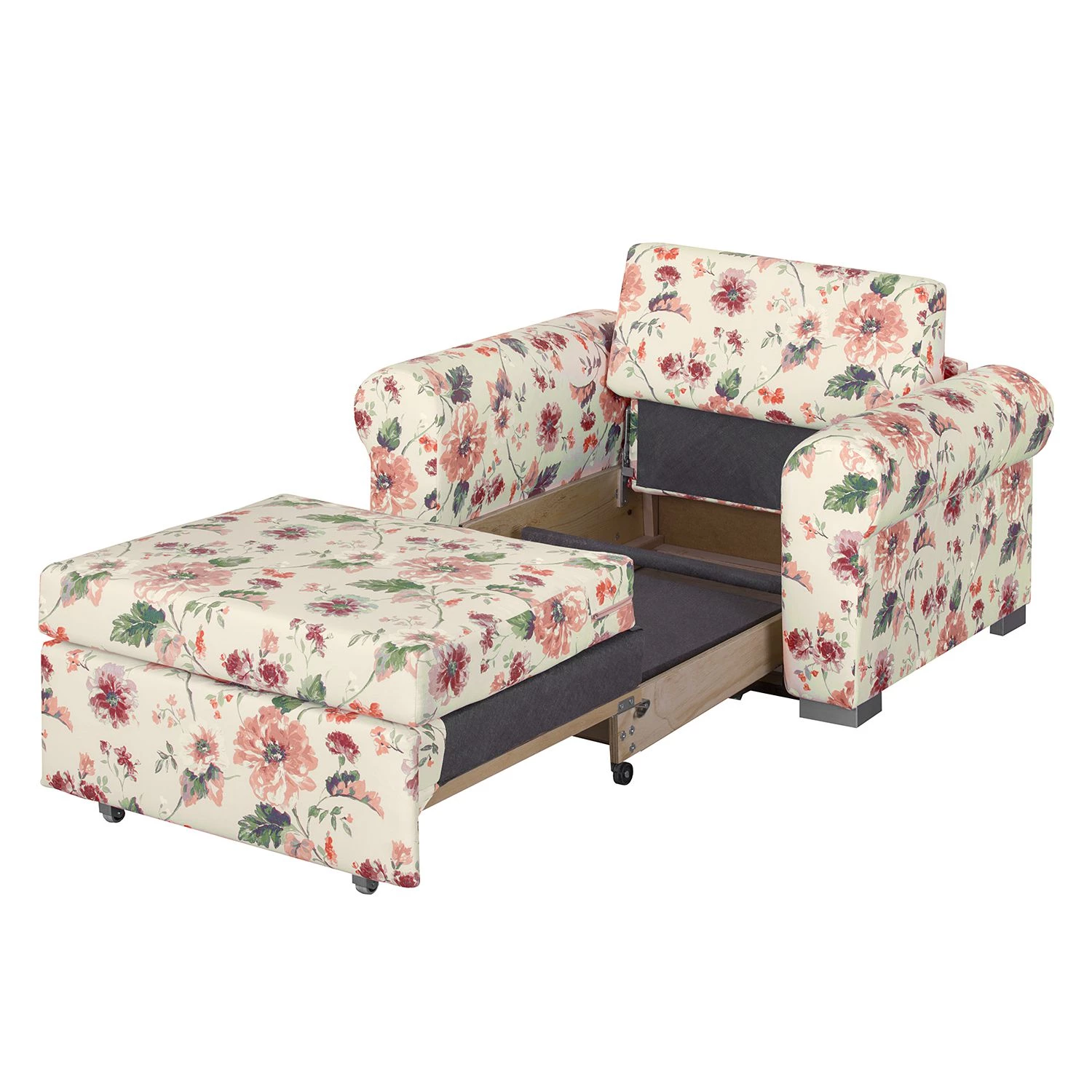 Mooved Fauteuil convertible Latina VIII - Beige / Rouge 7 Mooved Fauteuil convertible Latina VIII - Beige / Rouge – Image 5