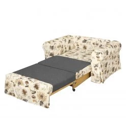 Mooved Fauteuil convertible Latina VIII - Beige / Marron -Pas Cher Fauteuils Magasin schlafsessel latina iv flachgewebe gebluemt beige braun 4301492