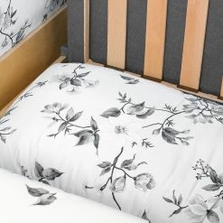 Mooved Fauteuil convertible Latina VII - Matière tissée - Motif floral - Blanc / Gris -Pas Cher Fauteuils Magasin schlafsessel latina vii flachgewebe weiss grau 4197468