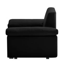 Chillout by Franz Fertig Fauteuil convertible Plaza - Noir - Accoudoir réglable -Pas Cher Fauteuils Magasin schlafsessel plaza echtleder schwarz abklappbare armlehnen 1410370