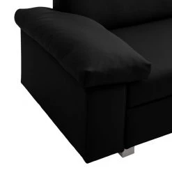 Chillout by Franz Fertig Fauteuil convertible Plaza - Noir - Accoudoir réglable -Pas Cher Fauteuils Magasin schlafsessel plaza echtleder schwarz abklappbare armlehnen 1410386
