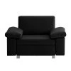 Chillout by Franz Fertig Fauteuil convertible Plaza - Noir - Accoudoir réglable 1 Chillout by Franz Fertig Fauteuil convertible Plaza - Noir - Accoudoir réglable -Pas Cher Fauteuils Magasin schlafsessel plaza echtleder schwarz abklappbare armlehnen 1410394