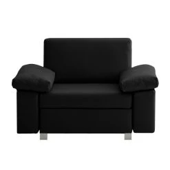 Chillout by Franz Fertig Fauteuil convertible Plaza - Noir - Accoudoir réglable