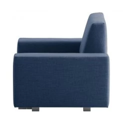 Chillout by Franz Fertig Fauteuil convertible Plaza - Bleu - Sans fonction -Pas Cher Fauteuils Magasin schlafsessel plaza webstoff blau 1396878
