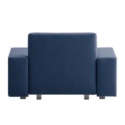 Chillout by Franz Fertig Fauteuil convertible Plaza - Bleu - Sans fonction -Pas Cher Fauteuils Magasin schlafsessel plaza webstoff blau 1396898