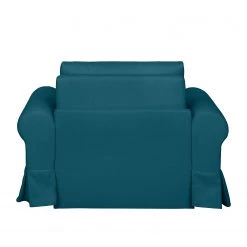 Mooved Fauteuil convertible Latina XIII - Bleu pétrole -Pas Cher Fauteuils Magasin schlafsessel salir webstoff petrol 4181560