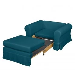 Mooved Fauteuil convertible Latina XIII - Bleu pétrole -Pas Cher Fauteuils Magasin schlafsessel salir webstoff petrol 4181572