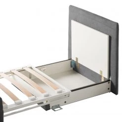 Fredriks Fauteuil convertible Arctic II - Microfibre - Gris -Pas Cher Fauteuils Magasin schlafsessel silvies microfaser 5151456