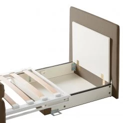 Fredriks Fauteuil convertible Arctic I - Tissu - Gris Sahara -Pas Cher Fauteuils Magasin schlafsessel silvies webstoff 5151372