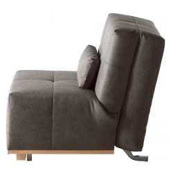 Ars Natura Fauteuil convertible Simla I - Microfibre - Gris lava -Pas Cher Fauteuils Magasin schlafsessel simla antiklederlook 5151072