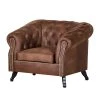 Ars manufacti Fauteuil Benavente - Aspect vieux cuir marron -Pas Cher Fauteuils Magasin sessel benavente antiklederlook braun 406467
