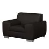 Fredriks Fauteuil Bollon - Marron foncé -Pas Cher Fauteuils Magasin sessel bollon kunstleder dunkelbraun 4154628