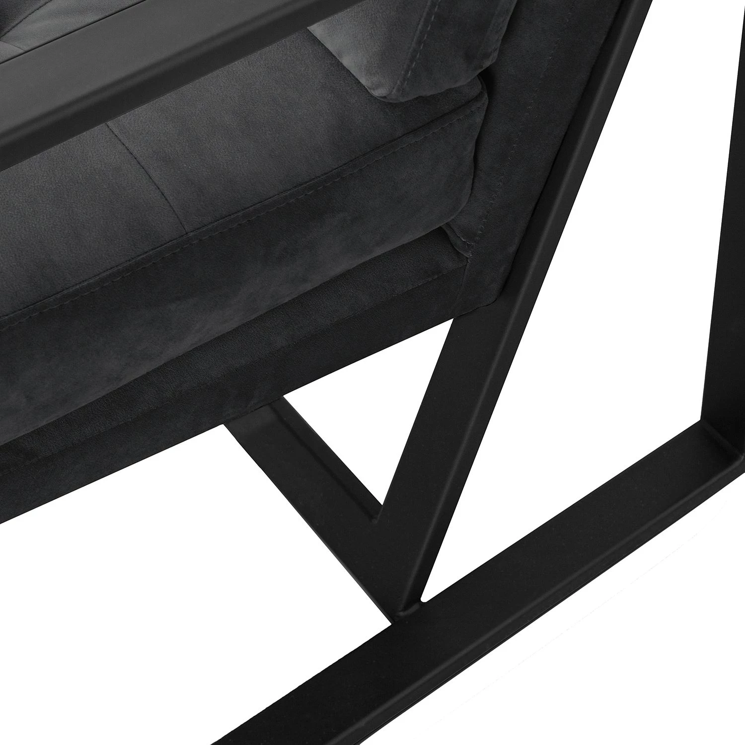 Ars manufacti Fauteuil Brock I - Gris foncé 8 Ars manufacti Fauteuil Brock I - Gris foncé – Image 6